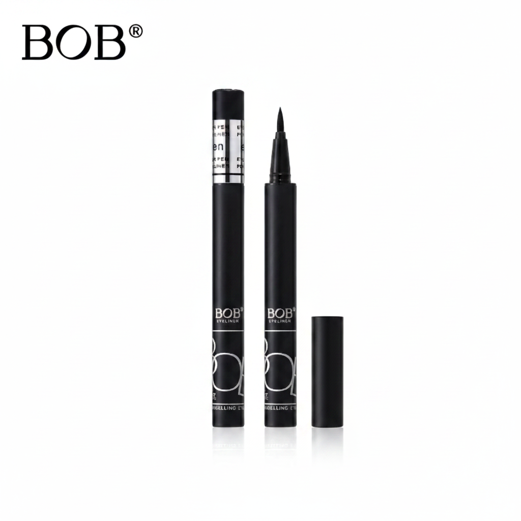 BOB Liquid Eyeliner product shot with BOB logo